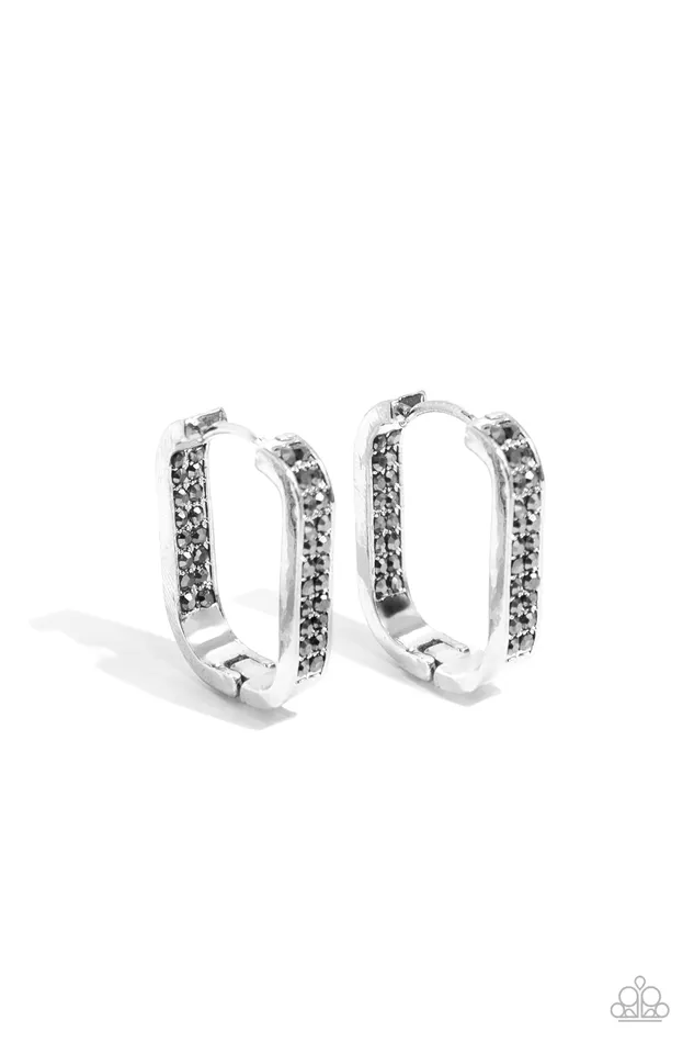 Paparazzi Accessories Earrings Sinuous Silhouettes Silver Earrings Jewelry by Bretta