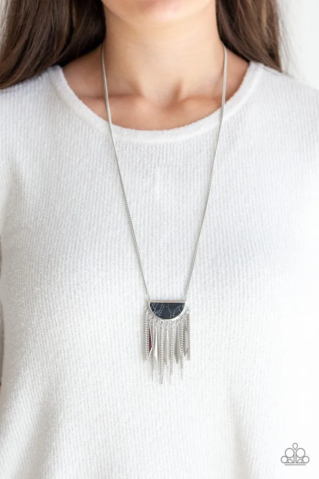 Paparazzi Accessories Necklaces Desert Hustle Black Necklace Jewelry by Bretta