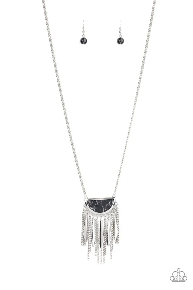 Paparazzi Accessories Necklaces Desert Hustle Black Necklace Jewelry by Bretta