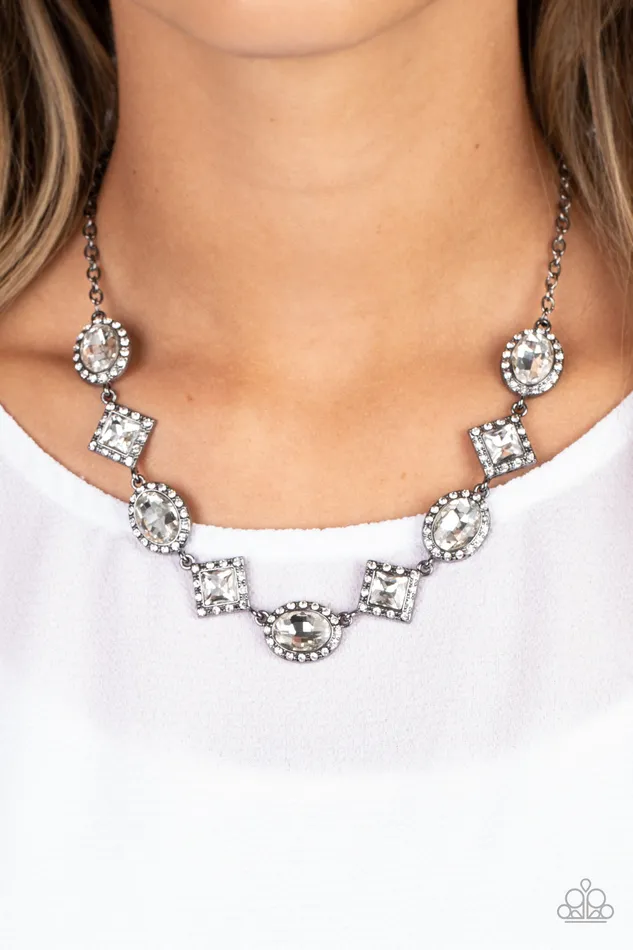 Paparazzi Accessories Necklaces Diamond of the Season Black Necklace Jewelry by Bretta Paparazzi Accessories Necklaces Diamond of the Season Black Necklace Jewelry by Bretta