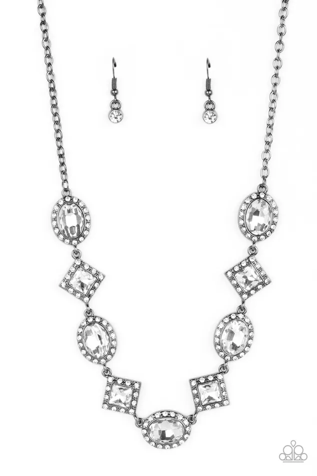 Paparazzi Accessories Necklaces Diamond of the Season Black Necklace Jewelry by Bretta