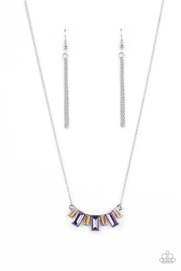 Paparazzi Accessories Necklaces Hype Girl Glamour Purple Necklace Jewelry by Bretta