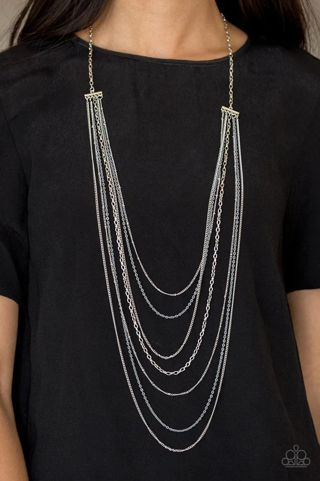 Paparazzi Accessories Necklaces Radical Rainbows Silver Necklace Jewelry by Bretta Paparazzi Accessories Necklaces Radical Rainbows Silver Necklace Jewelry by Bretta