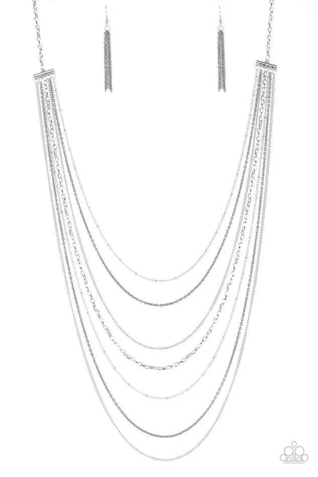 Paparazzi Accessories Necklaces Radical Rainbows Silver Necklace Jewelry by Bretta