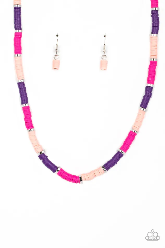 Paparazzi Accessories Necklaces Rainbow Road Pink Necklace Jewelry by Bretta
