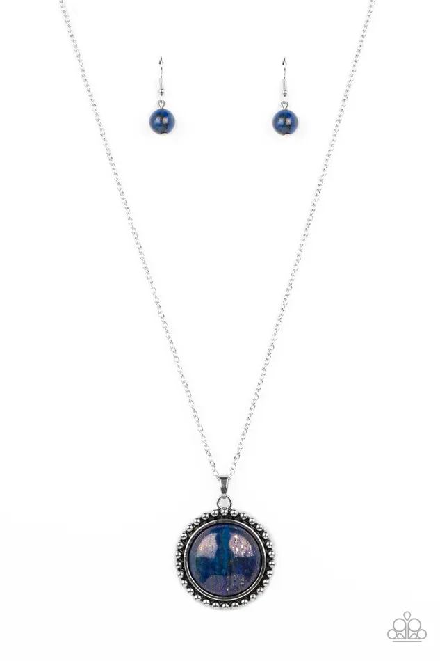 Paparazzi Accessories Necklaces Sonoran Summer Blue Necklace Jewelry by Bretta