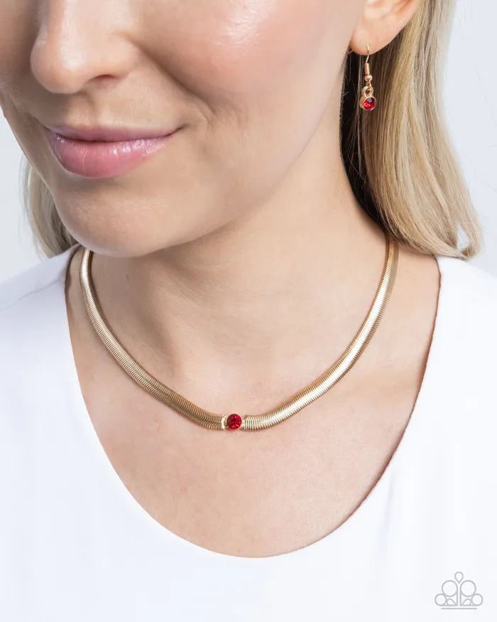 Paparazzi Accessories Necklaces Stunning Solitaire Red Necklace Jewelry by Bretta Paparazzi Accessories Necklaces Stunning Solitaire Red Necklace Jewelry by Bretta