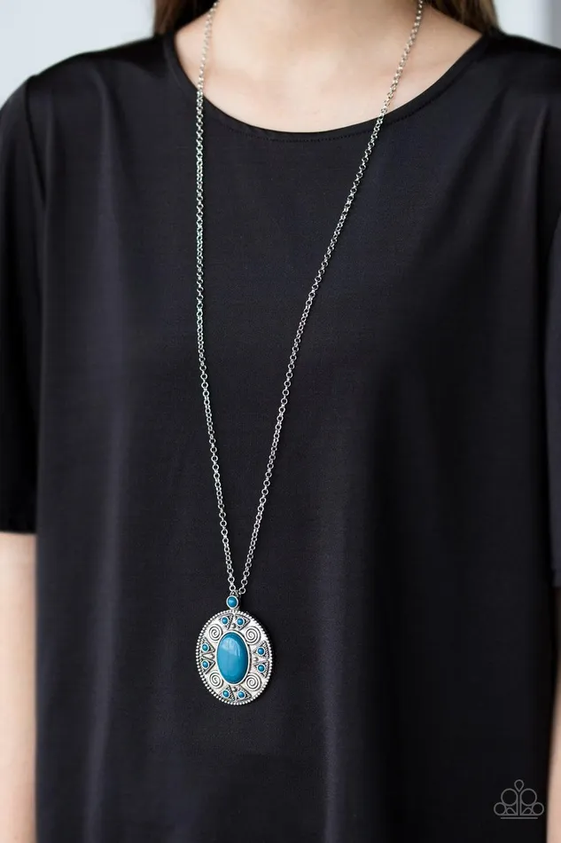 Paparazzi Accessories Necklaces Sunset Sensation Blue Necklace Jewelry by Bretta Paparazzi Accessories Necklaces Sunset Sensation Blue Necklace Jewelry by Bretta