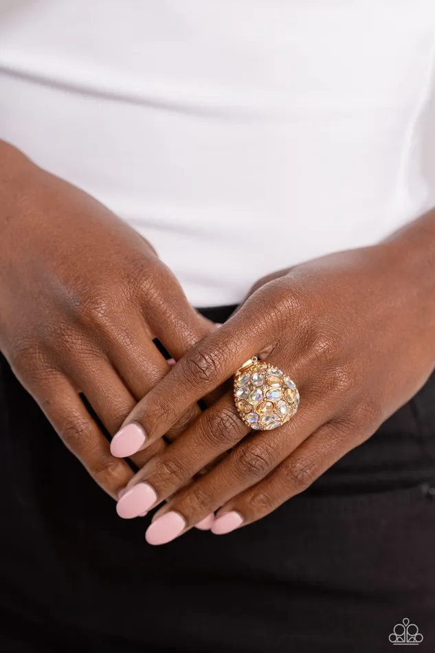 Paparazzi Accessories Rings BLING Loud and Proud Gold Ring Jewelry by Bretta