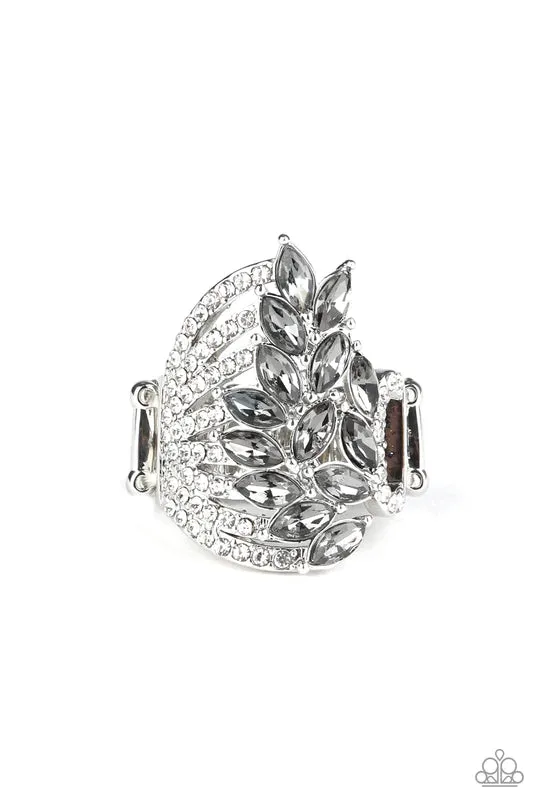 Paparazzi Accessories Rings ClearCut Cascade Silver Ring Jewelry by Bretta