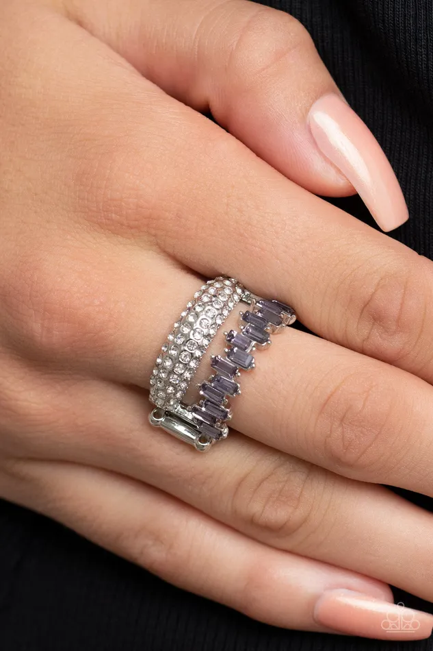 Paparazzi Accessories Rings Hold Your CROWN High Purple Ring Jewelry by Bretta