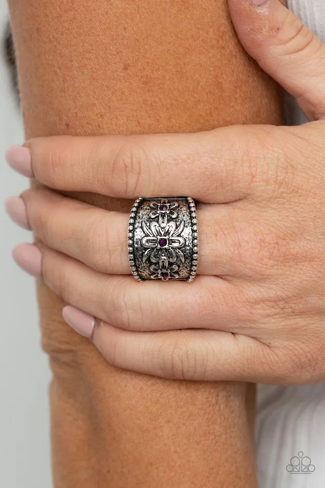 Paparazzi Accessories Rings Tropical Nights Purple Ring Jewelry by Bretta