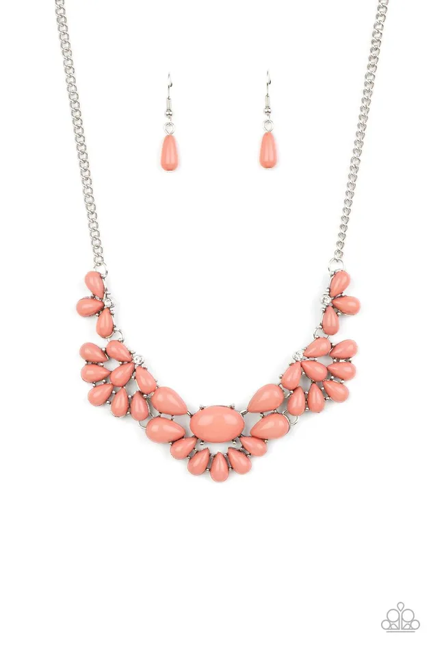 Paparazzi Accessories Secret GARDENISTA Pink Necklace Jewelry by Bretta Necklaces