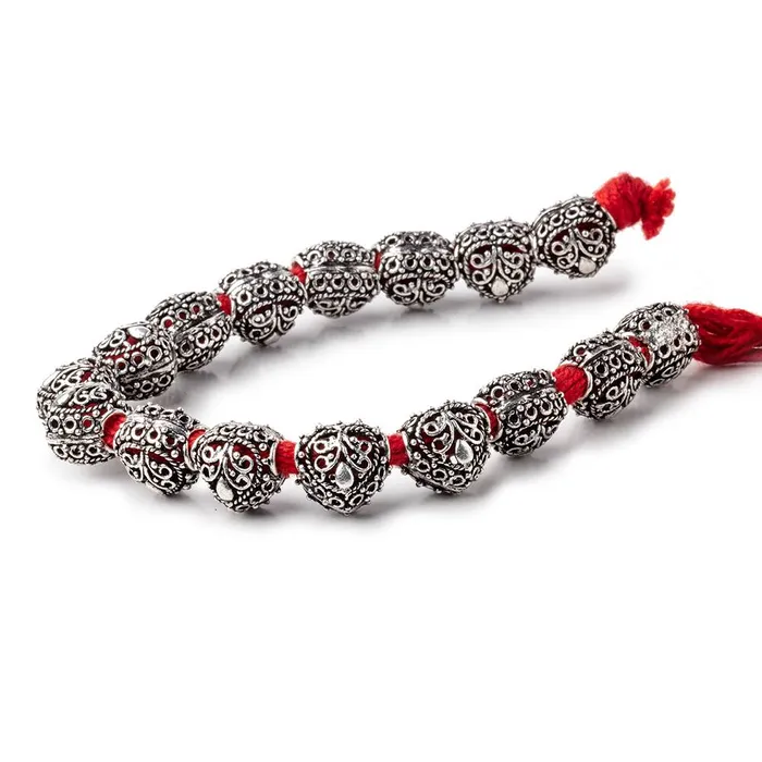 Rings 13mm Antiqued Sterling Silver Plated Copper Filigree Heart 8 inch 16 Beads Beadsofcambaycom Rings 13mm Antiqued Sterling Silver Plated Copper Filigree Heart 8 inch 16 Beads Beadsofcambaycom