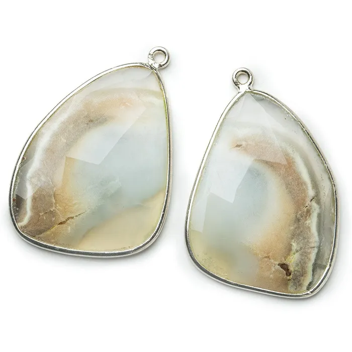 Rings Beadsofcambaycom Sterling Silver Bezel Cream Agate Faceted Freeform Shape Set of 2 Pendants 32x25mm Rings Beadsofcambaycom Sterling Silver Bezel Cream Agate Faceted Freeform Shape Set of 2 Pendants 32x25mm