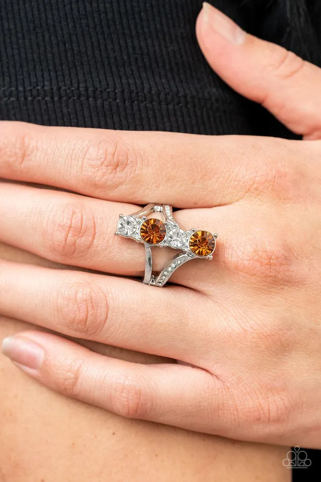 Rings Paparazzi Accessories Duplicating Dazzle Brown Ring Jewelry by Bretta