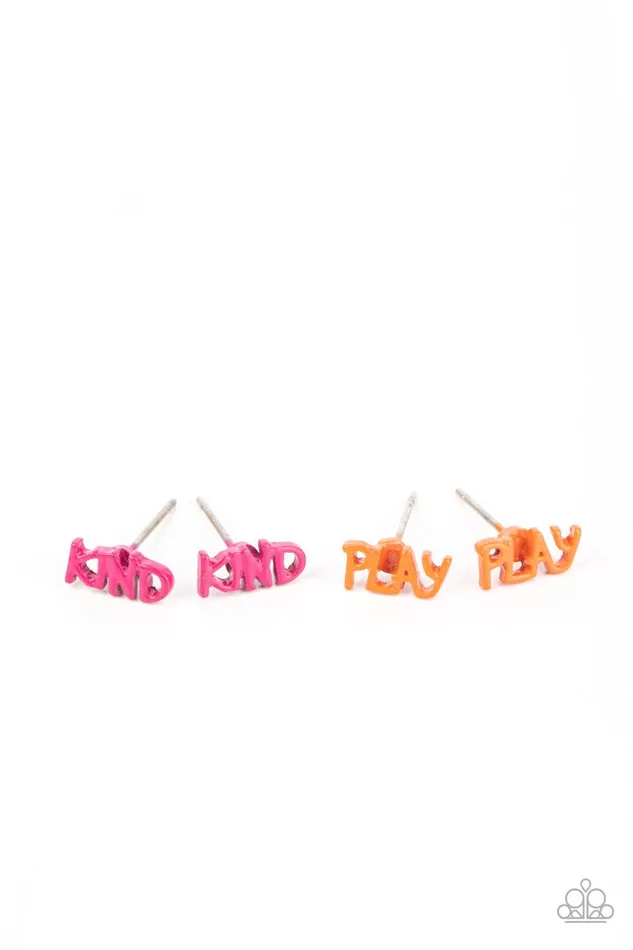 Starlet Shimmer Inspirational Post Earrings Jewelry by Bretta Paparazzi Accessories Earrings
