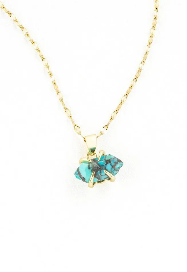 Turquoise Stone and Gold Necklace Gives Hope Freedom To Women Starfish Project Necklaces Turquoise Stone and Gold Necklace Gives Hope Freedom To Women Starfish Project Necklaces