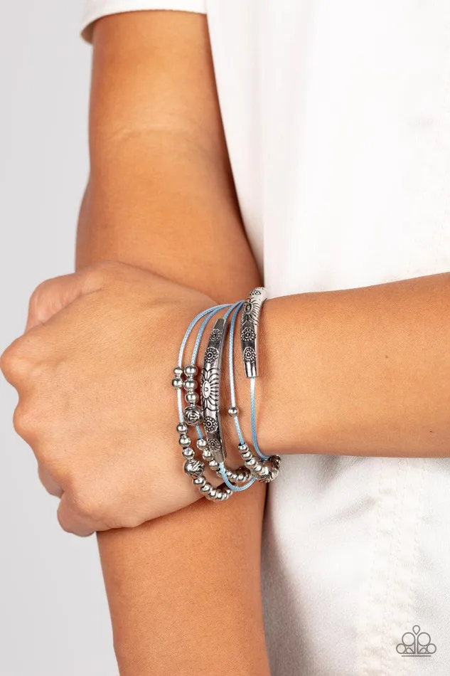 Wanderlust Wanderess Blue Bracelet Jewelry by Bretta Paparazzi Accessories Bracelets Wanderlust Wanderess Blue Bracelet Jewelry by Bretta Paparazzi Accessories Bracelets