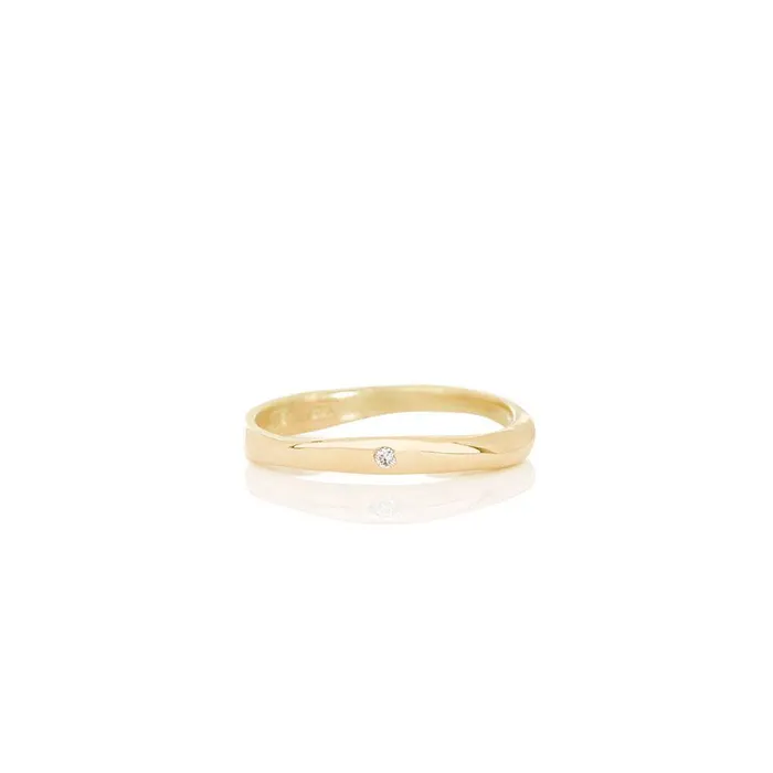 Womens solid gold ring AURUM by Gubjrg Rings
