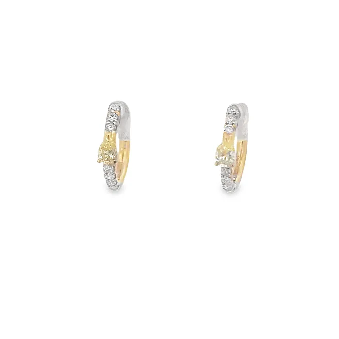 YaninaCo Jewelry Earrings 18 Karat Huggie Earrings