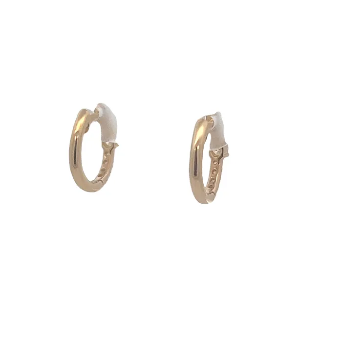 YaninaCo Jewelry Earrings 18 Karat Huggie Earrings