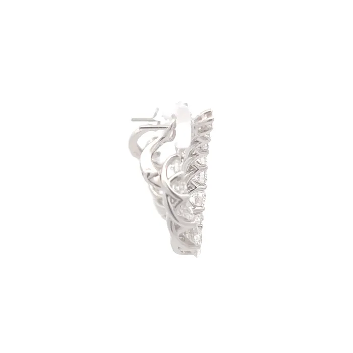 YaninaCo Jewelry Earrings Swirl Diamond Earrings
