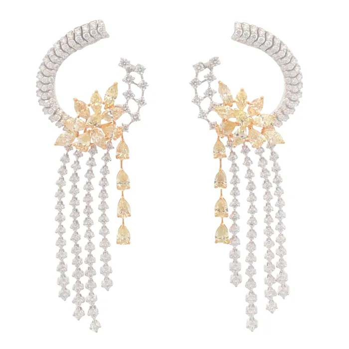 YaninaCo Jewelry Earrings Wrap Waterfall Earrings