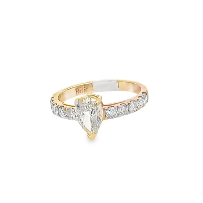 YaninaCo Jewelry Rings Yellow Pear Diamond Fashion Ring