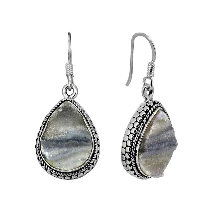 1 12 Desert Druzy Sterling Silver Gemstone Earrings YoTreasure Earrings