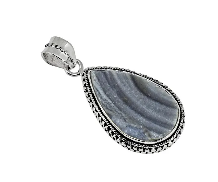 169 Desert Druzy Quartz Solid 925 Sterling Silver Chain Pendant Jewelry YoTreasure Necklaces