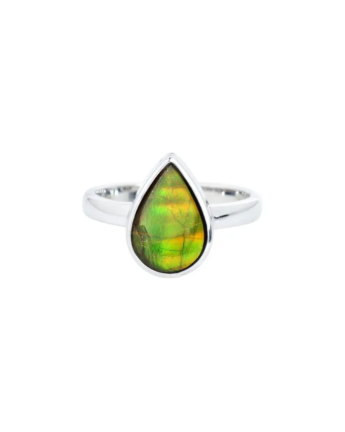 350 Ct Ammolite Solid 925 Sterling Silver Statement Ring YoTreasure Rings 350 Ct Ammolite Solid 925 Sterling Silver Statement Ring YoTreasure Rings