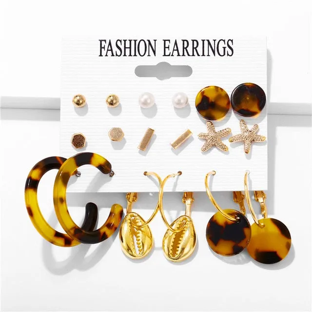 6 to 15 Tassel Earring Long Drop Earring and Stud Earring Sets for Women and Girls SWEET T 52 Earrings