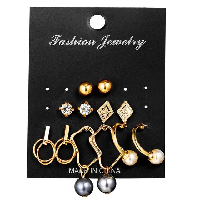6 to 15 Tassel Earring Long Drop Earring and Stud Earring Sets for Women and Girls SWEET T 52 Earrings