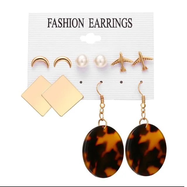 6 to 15 Tassel Earring Long Drop Earring and Stud Earring Sets for Women and Girls SWEET T 52 Earrings