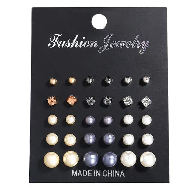 6 to 15 Tassel Earring Long Drop Earring and Stud Earring Sets for Women and Girls SWEET T 52 Earrings