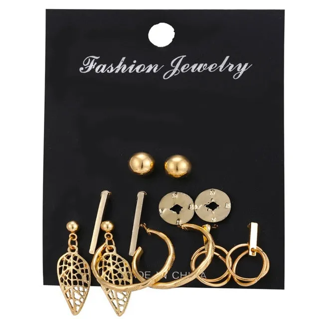 6 to 15 Tassel Earring Long Drop Earring and Stud Earring Sets for Women and Girls SWEET T 52 Earrings