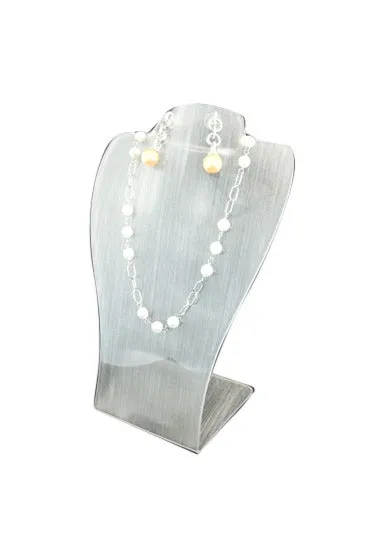 9 Textured Acrylic Single Necklace and Earring Jewelry Display JPIDisplay Necklaces 9 Textured Acrylic Single Necklace and Earring Jewelry Display JPIDisplay Necklaces