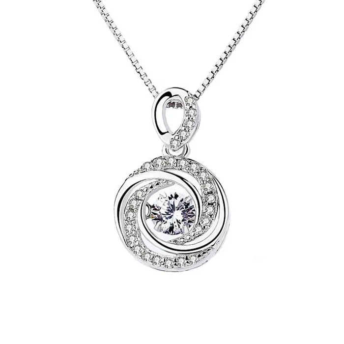 925 Sterling Silver Trendy Vortex Shape Pendant Necklaces Fashion Jewelry for Women customjewelryan Necklaces 925 Sterling Silver Trendy Vortex Shape Pendant Necklaces Fashion Jewelry for Women customjewelryan Necklaces