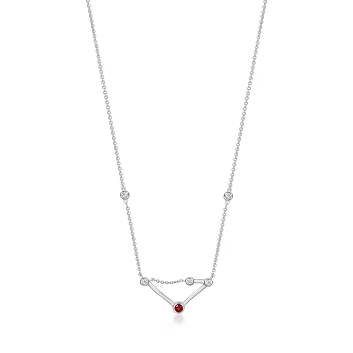 acemijewelry Necklaces Zodiax Capricorn Garnett Necklace