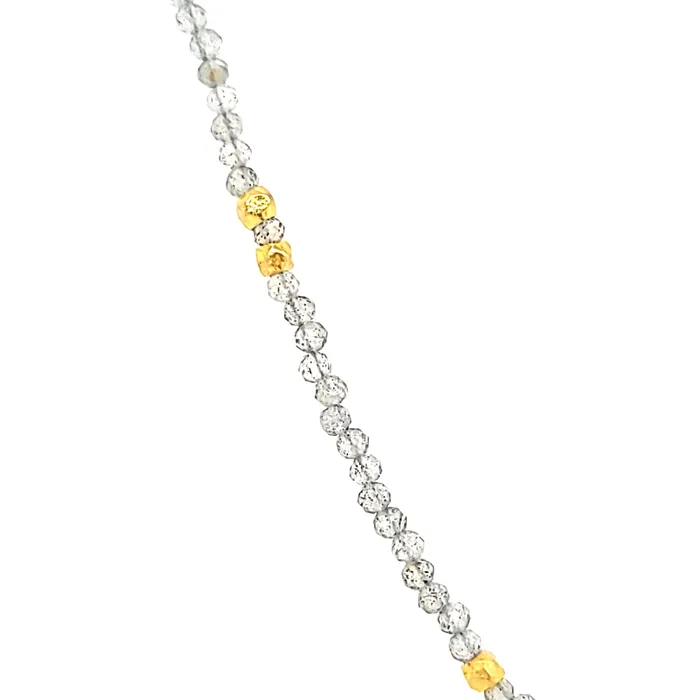 AVF Labradorite Beaded Drop Necklace SI2296 AVF Necklaces