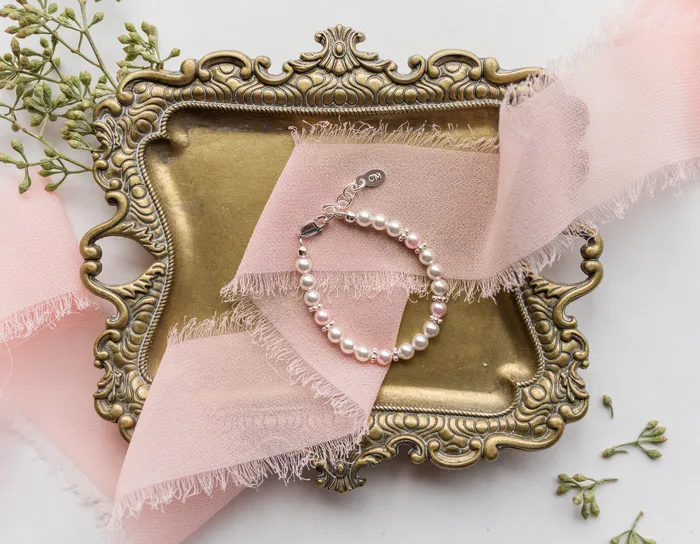 Bracelets Sterling Silver New Arrival Baby Bracelet Infant Girl Newborn Gift Cherished Moments
