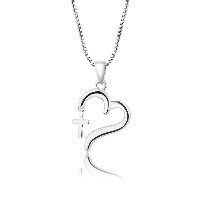Cherished Moments Necklaces SALE Sterling Silver Childrens Cross Heart Necklace BCNDangling Cross Heart Cherished Moments Necklaces SALE Sterling Silver Childrens Cross Heart Necklace BCNDangling Cross Heart