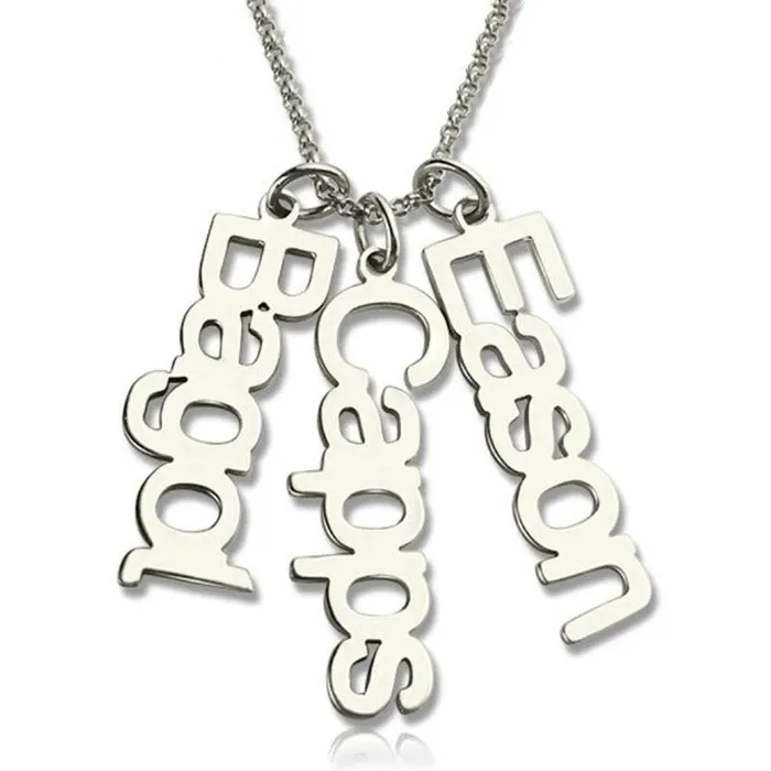 customjewelryan Necklaces Sterling Silver 925 Personalized Necklace with Customizable Name Pendant Trendy Jewelry Gift customjewelryan Necklaces Sterling Silver 925 Personalized Necklace with Customizable Name Pendant Trendy Jewelry Gift