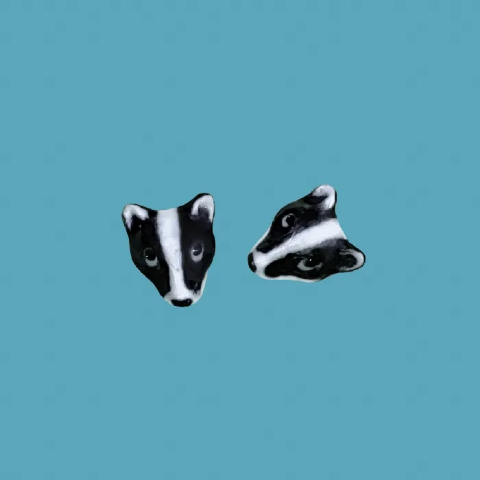 Earrings Camp Hollow Badger Earrings