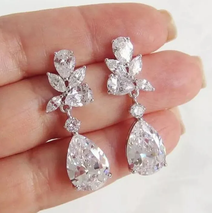 Earrings Minx London Wedding Earrings Teardrop Earrings Diamond Earrings Diamond Earrings Womens Diamond Earrings Earrings Bridal Earrings