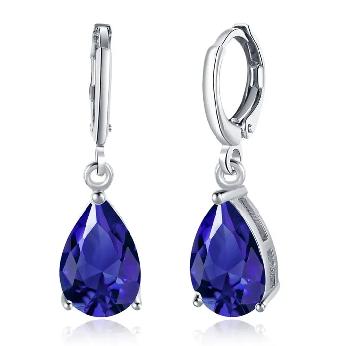Earrings Personalized Jewel Water Drop Earrings For Women BluePurpleWhite CZ Stone Dangle Drop Earrings Women Jewelry Gift for Girls Earrings Personalized Jewel Water Drop Earrings For Women BluePurpleWhite CZ Stone Dangle Drop Earrings Women Jewelry Gift for Girls