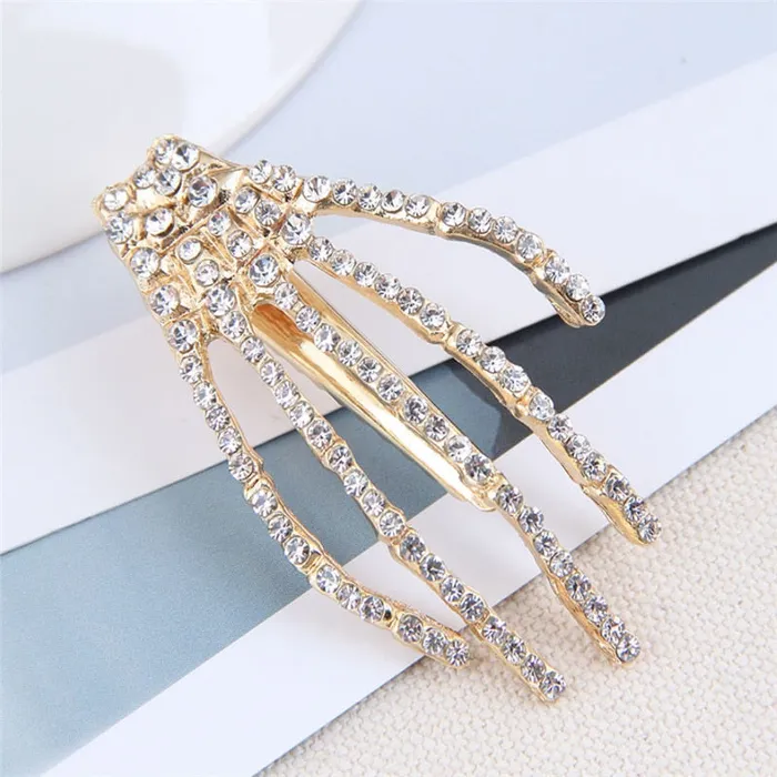 Earrings SWEET T 52 Luxury Crystal Hair PinClip Sets for Women and Girls 1 to 3 Pieces in Gold or Silver