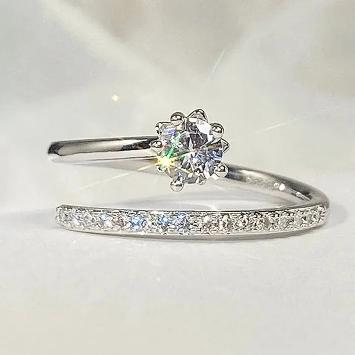 Fashion Ring Twist Ring Round Diamond Ring Wrapped Ring Twist Ring Stackable Ring Charm Ring Shooting Star Ring Lab Diamonds London Rings Fashion Ring Twist Ring Round Diamond Ring Wrapped Ring Twist Ring Stackable Ring Charm Ring Shooting Star Ring Lab Diamonds London Rings
