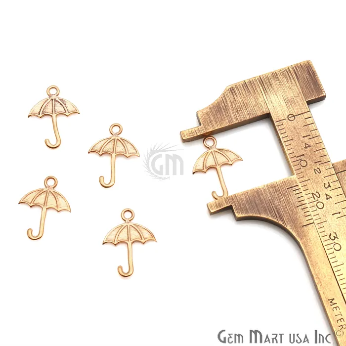 GemmartUSA Charm Necklaces Umbrella Shape 15x12mm Gold Plated Finding Charm DIY Jewelry GemmartUSA Charm Necklaces Umbrella Shape 15x12mm Gold Plated Finding Charm DIY Jewelry